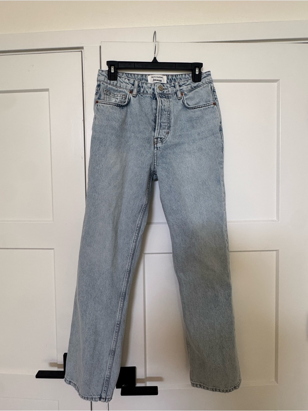 Reformation Cynthia high rise straight Jean